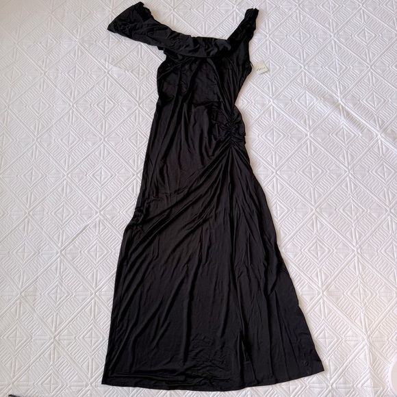 Free People Roxanne Maxi Dress Black Size Large NWT - Picture 9 of 10